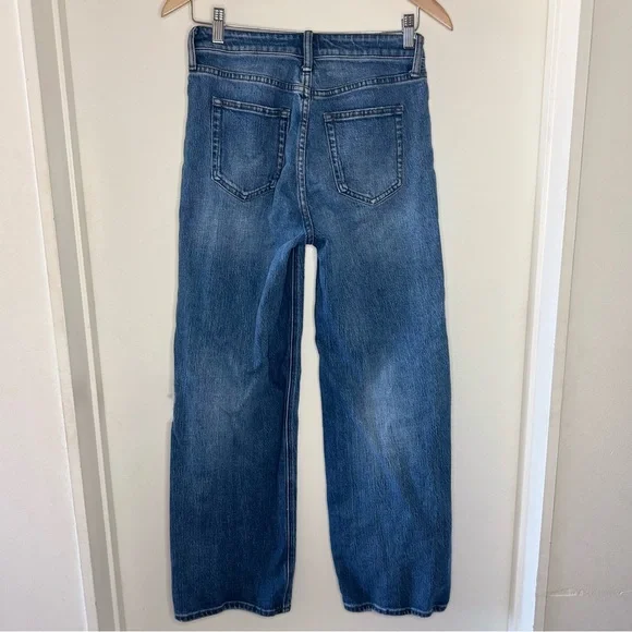 Quince Women's Wide-Leg Blue Jeans - Picture 5 of 5